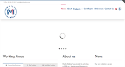 Desktop Screenshot of mutlumakina.com